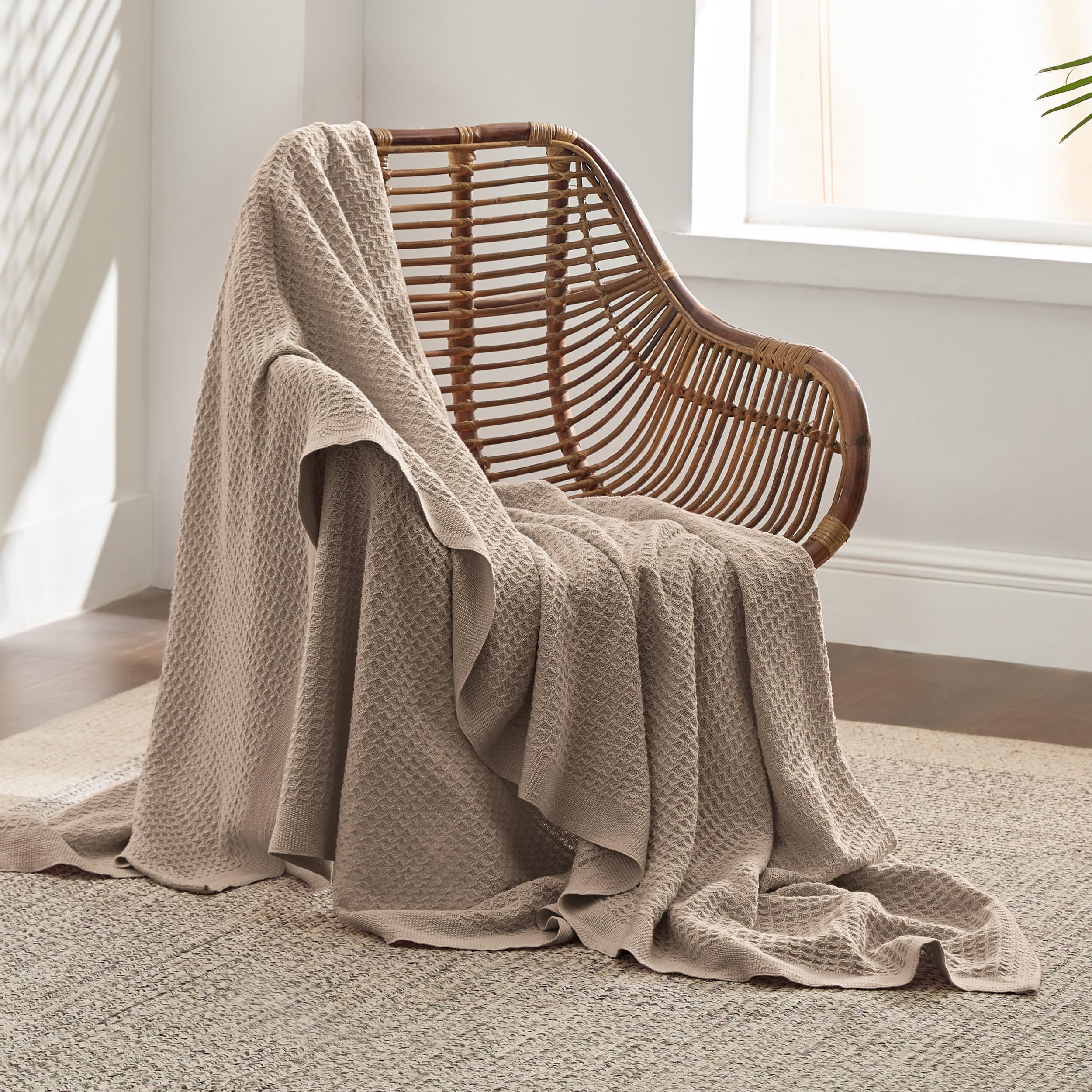 Amazon.com: Bedsure Gentlesoft 100% Cotton Blanket Twin XL